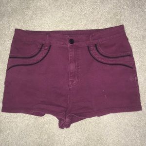 BDG urban high waisted shorts